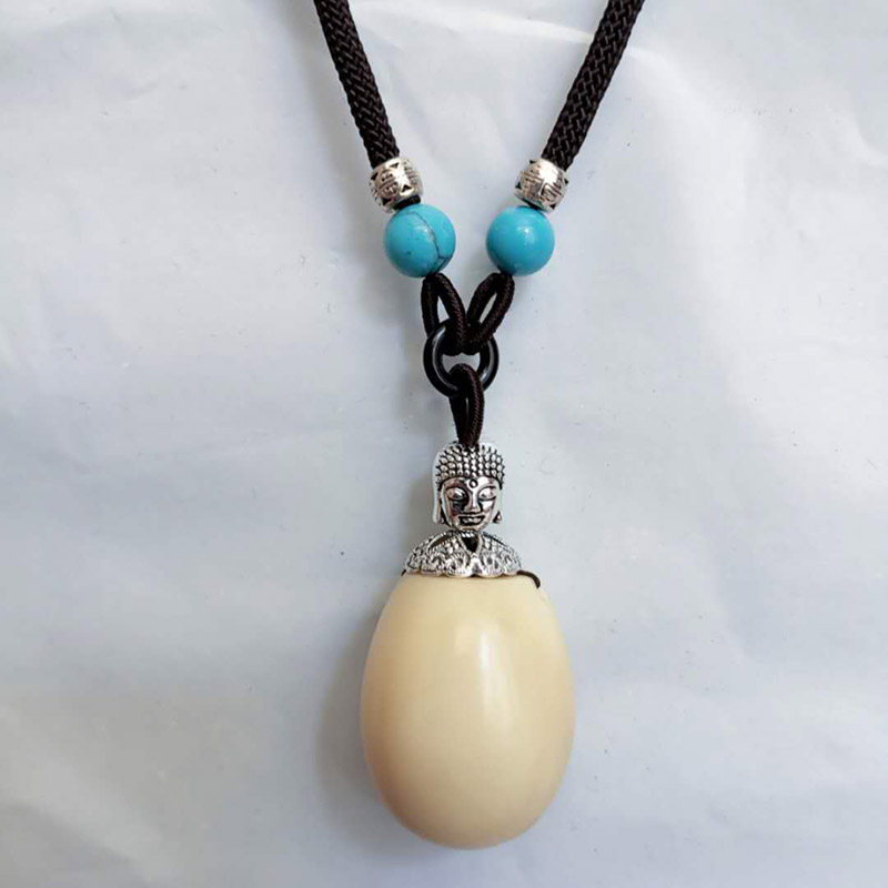 Necklace key buckle Buddha's heart fruit pendant finished rope Sakya Bodhi pendant single large fruit accessories Accessories Original Seed