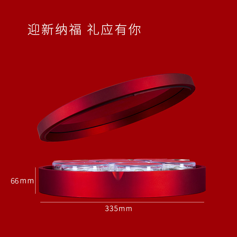 Птичье гнездо пакет 燕窝空盒子通用定制亚克力透明内盒滋补圆形红色100克装包装礼盒