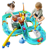 Childrens toys for boys aged 3-6 years old summer water play toys 7 educational puzzles 9 fishing 8 baby birthday gifts
