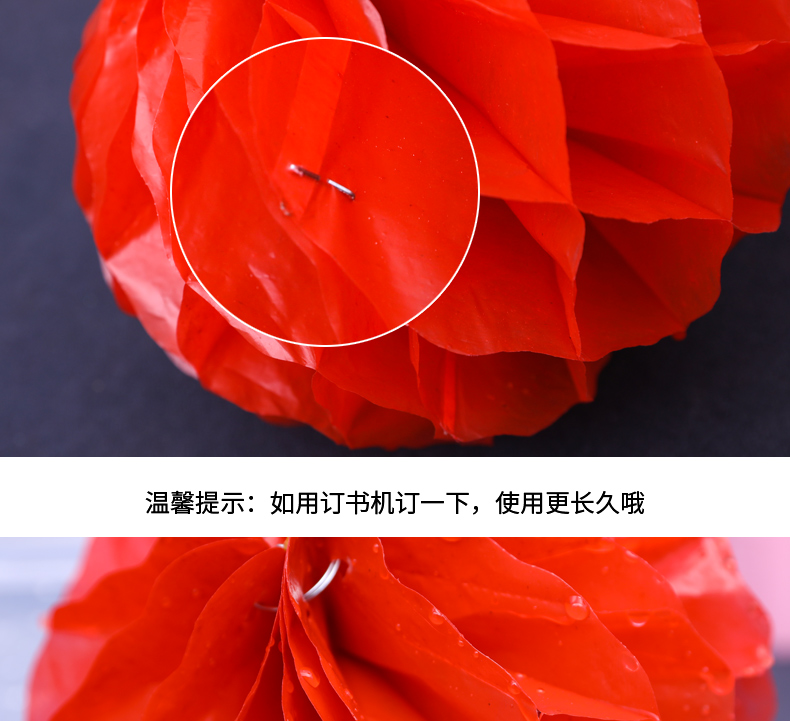 新年元旦塑料纸小灯笼挂饰 图7