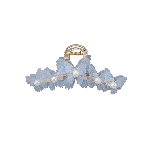 Заколка-крабик с бабочкой, летняя акула, заколка для волос, аксессуар для волос, простой и элегантный дизайн