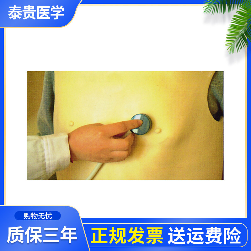 泰贵医学Z9心肺听诊训练模型背心式临床病理性常见心音肺音体格检查练习医学训练操作仿真假人体教学模具
