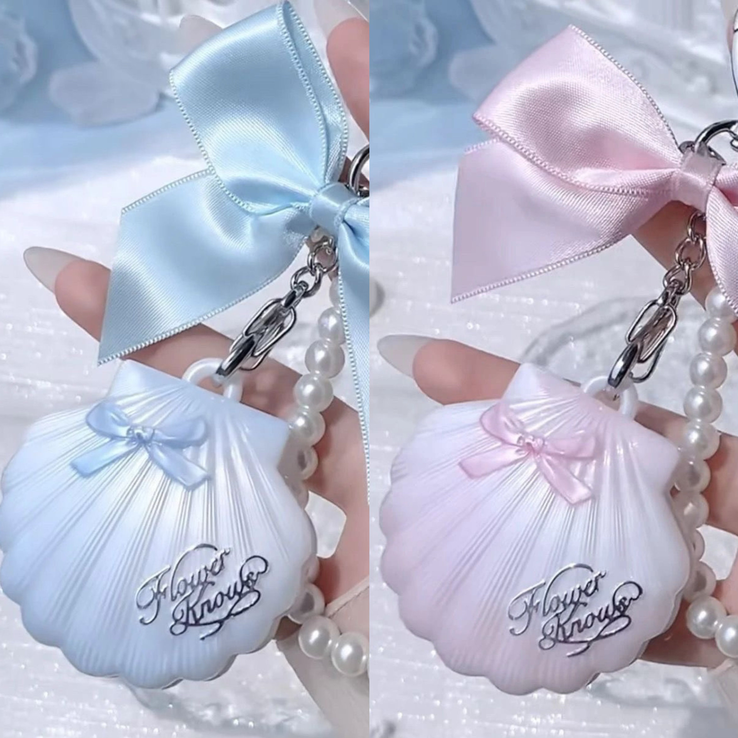 新品花知晓贝壳珍珠高光膏挂件✨01月光石02蓝眼泪高光细闪珠光提亮，美