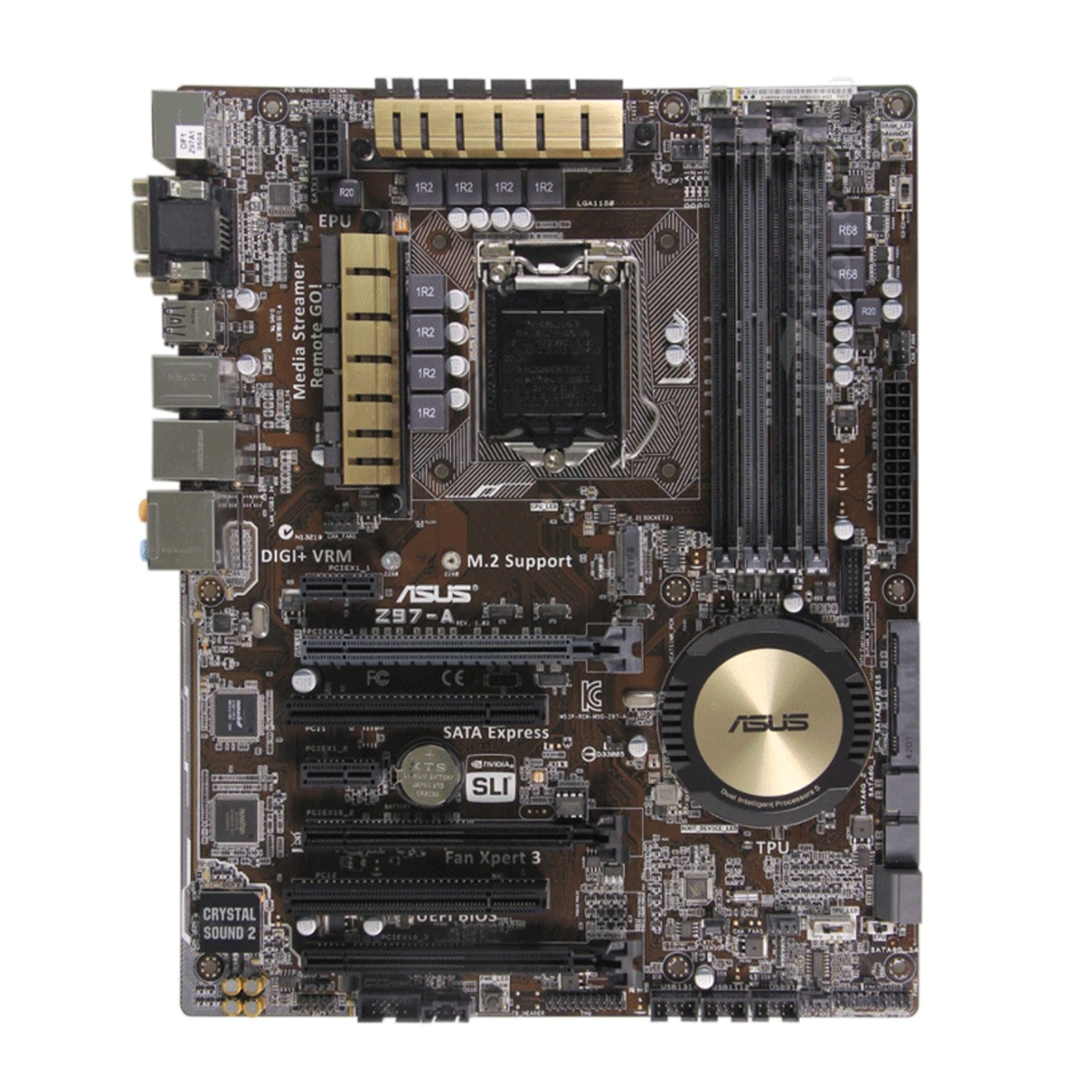 Asus/Msi Z97 H97 Large Four-Slot Lga1150 Desktop Motherboard with One-Year Replacement Warranty