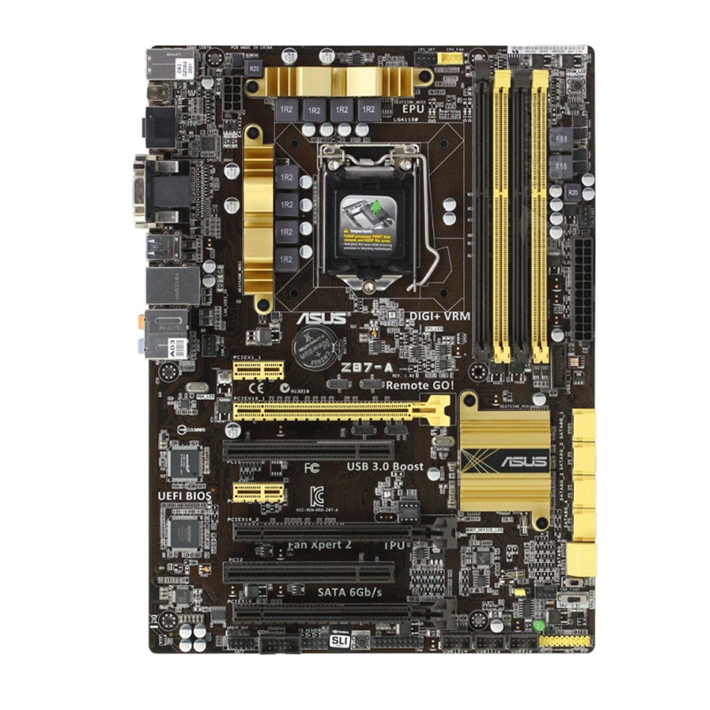 Asus/Msi Z97 H97 Large Four-Slot Lga1150 Desktop Motherboard with One-Year Replacement Warranty