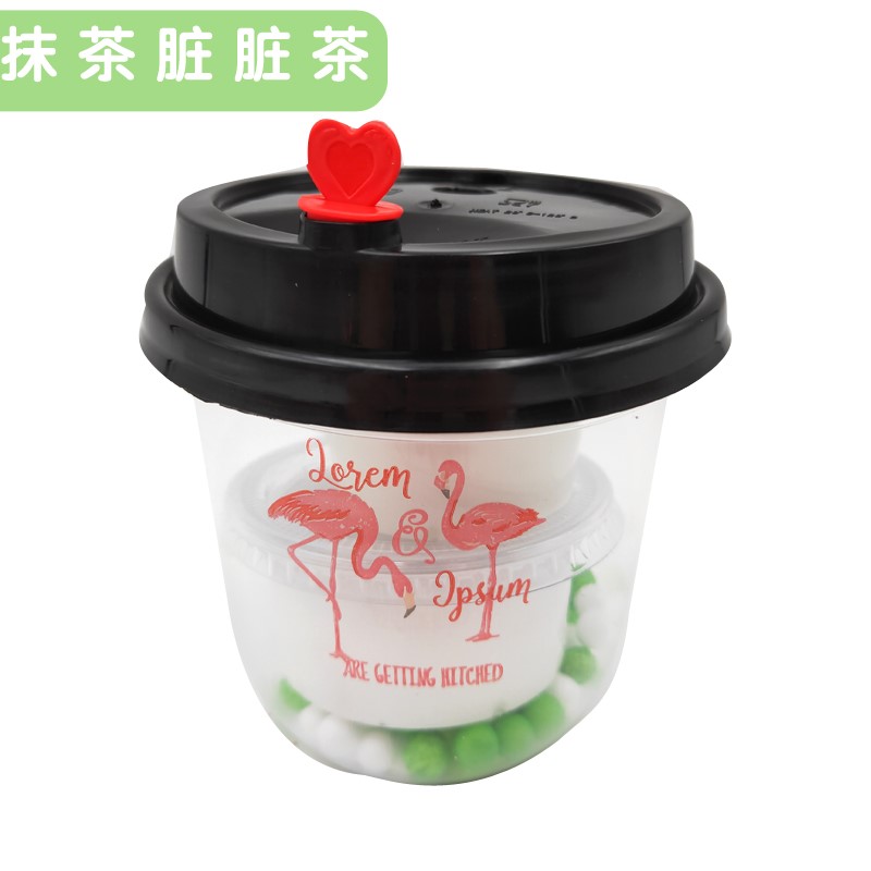 Fat cup foaming rubber web celebrity fun cup foaming rubber suit girl DIY strawberry dirty dirty milk tea tea