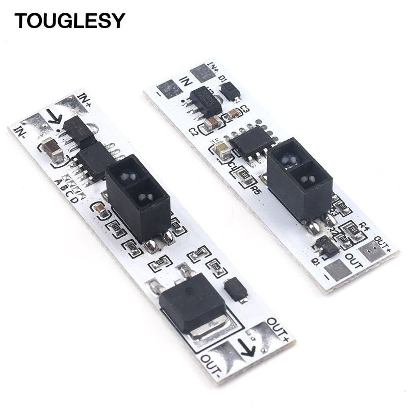 [USD 5.99] Hand swipe wave sensor switch module 5V 12V 24V 72W cabinet ...