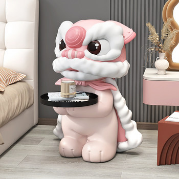 National trend lion awakening large living room floor-standing ornaments tv cabinet home accessories sofa opening gift moving to new home