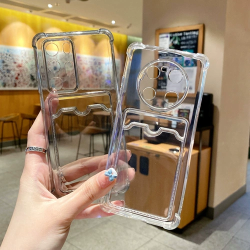 Помещение мешков для фотокортов, подходящих для Huawei Mate40e Shell P50e Transparent 30EPRO мягкий кремниевый клей P40 защитный набор Honor 50 -IN -одна карта Nova9 All -Inclusive 7 подушек безопасности 8 Anti -Drop 6 мужской и женской карты в стиле стиля
