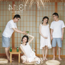 Maternity Photo Clothing Couple Couple Theme Photo New Summer Small Fresh White Dress Photo Photography Clothing