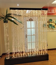 Creative Fish Tank Flowing Water Bubble Wall Large Add Wet Wall Aquarium Background Partition Manufacturer Direct water curtain wall Custom