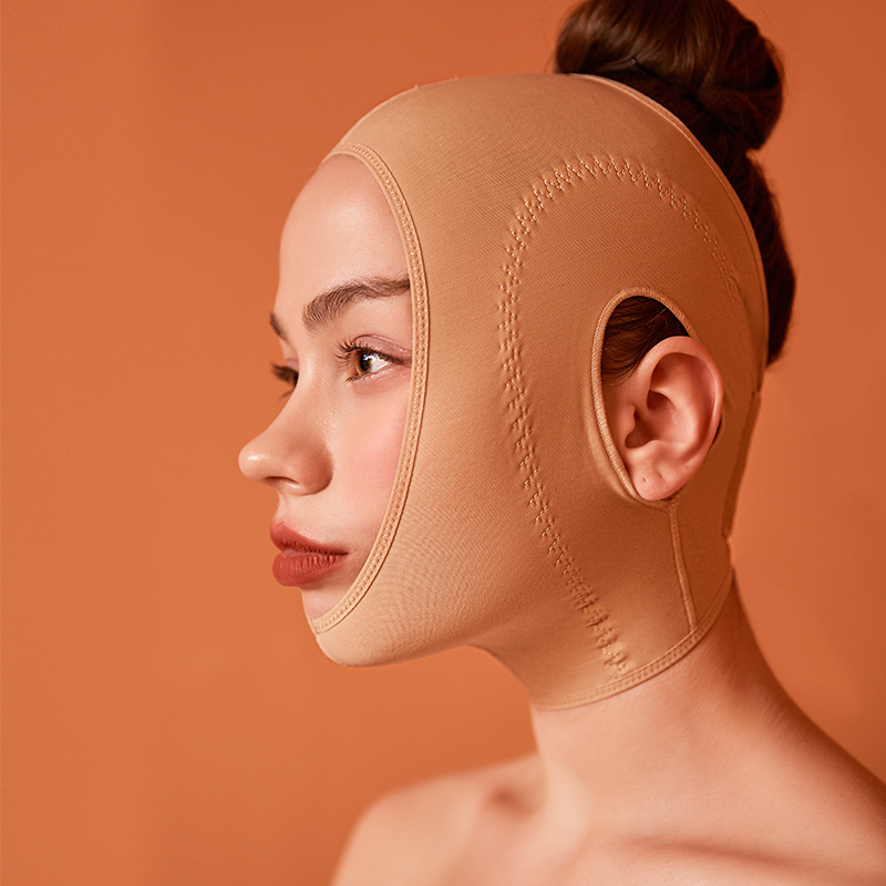 Face-lifting artifact, small V-face bandage, face-carving beauty instrument, lifting and tightening sleep mask, double chin shaping mask