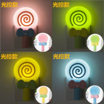 Bedroom cute lollipop light control night light plug-in bedside light creative warm light feeding baby plug-in energy saving light