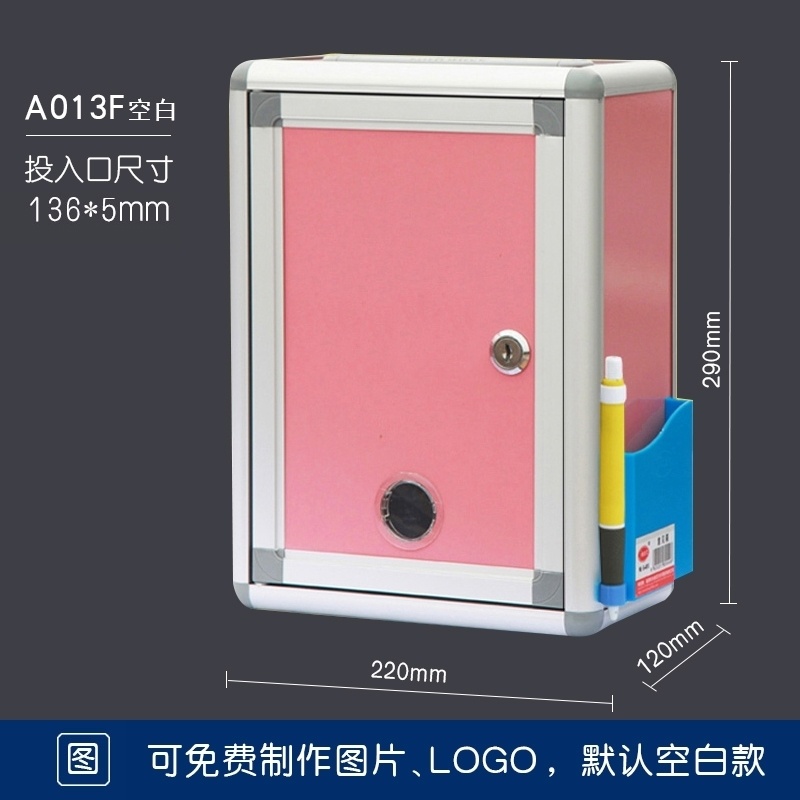 Suggestion box Small Number of Used Battery Case material Middle Number Envelope Recycling bins Wall-mounted Opinions Box Cute Creativity