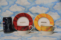 Nestle 2004 Zodiac Cup Coffee Cup Sauces Two Sets-Monkey Pair