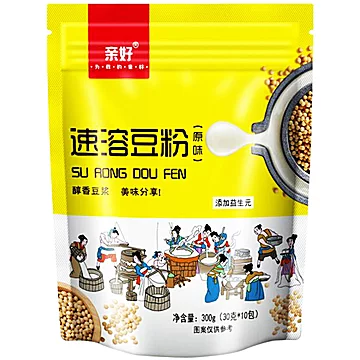【亲好】原味非转基因大豆豆浆粉*10