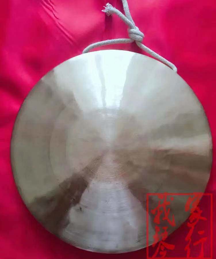 Copper gongs pure copper high-pitched hand gongs and drums musical instruments small gongs high-pitched bass professional sound copper Qinqing musical instruments