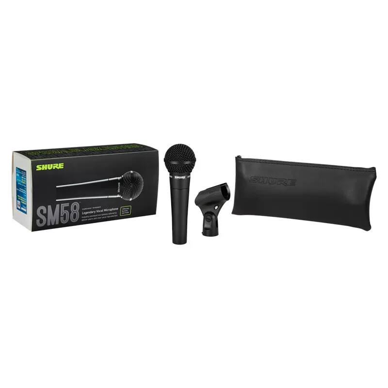 Shuer/Shure SM58 Black 58-й юбилей ограниченная серия, записывающий караоке-запись, динамический микрофон