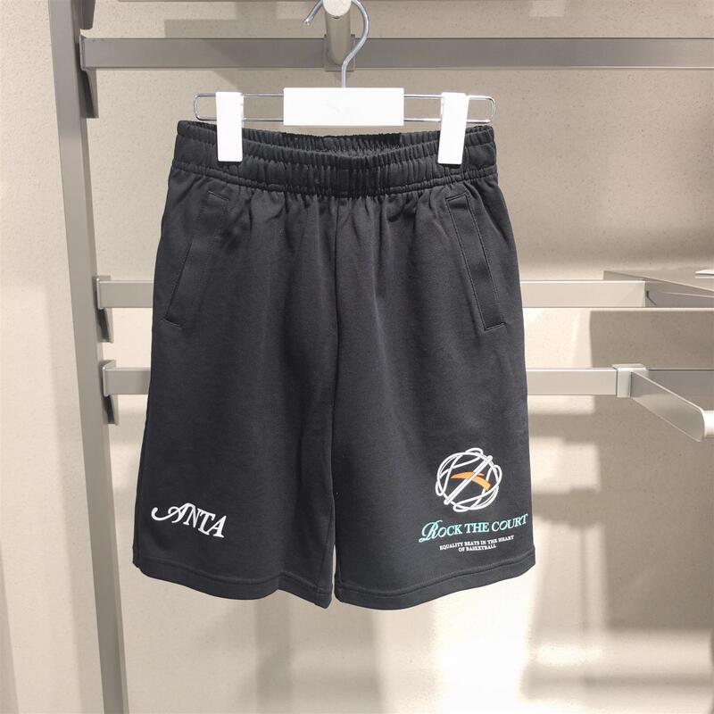 Anta Kids 2026 Summer New Boys' Basketball Series Ice Peak Knitted Five-Point Shorts 352631704