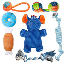 Pet toys dog rope knot toy animal styling grinding teeth bit