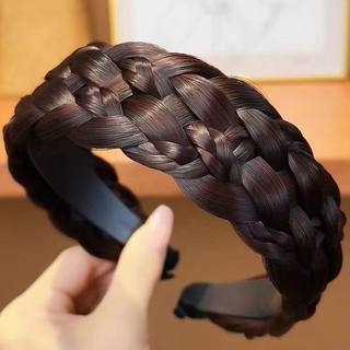 Women's widened headband non-slip wide edge simulation