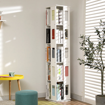 The idea of 360-degree rotating creative bookshelf occupies a small area large capacity 360-degree landing space bedroom bookcase