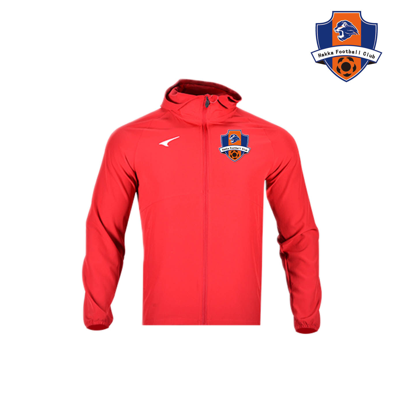 Mezhou Hakka Football Club 2020 Children's Sports Windsuit Jacket Green Training