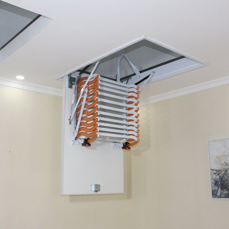 Meishantic Stairway Flex Stairs Home Lift Folding Invisible Villa Shrink Concealed Semi-automatic Cold Rolled Steel-Taobao