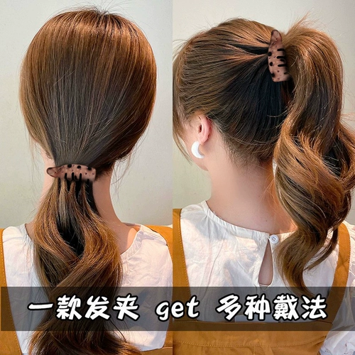 Заколка-крабик, заколка для волос, акула, хвостик, аксессуар для волос