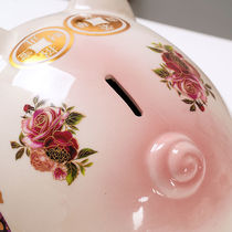 Piggy Bank child savings piggy bank banknotes coin large capacity cute only into the creative oversize