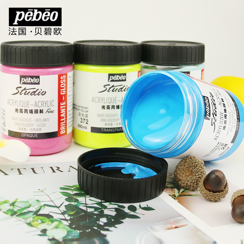 Bebeit Eurobright Propylene Pigments 300ml total 68 Color families Exterior Wall Painted interior Paints Pink DIY hand-painted parking spaces Graffiti France Waterproof Paint White Gold