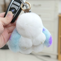 Белый + синий леопардовый ухо