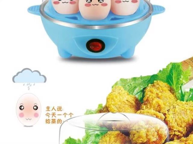 Nồi trứng tự động tắt nguồn hấp trứng hai lớp công suất lớn đa chức năng hộ gia đình trứng nhỏ omelette. - Nồi trứng