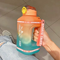 Обновление!Квадрат более портативный!Градиент порошок 2.3L+солома+подъем веревки+компенсация пакета утечки воды