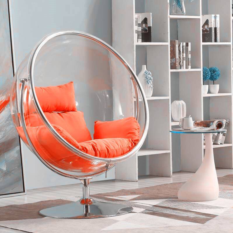 Net red milk tea shop B&B model room tide decoration hanging chair bubble chair INS style Yunnan Erhai photo props
