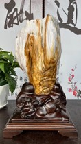 High-quality Burmese tree jade raw stone ornaments small windfall entrance hall ancient shelf office town house lucky natural stone