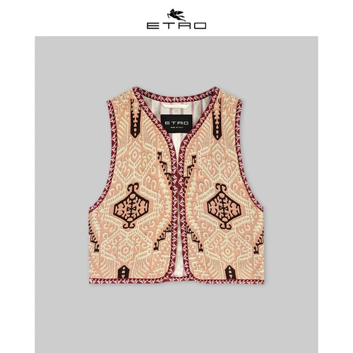 [Hui] Etro Ai Chuo/2020 Spring и Summer New/Big Show, Big Short Flow Short Fashion Vest