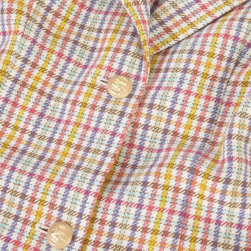 [Hui] etro ai chuo/2020 весна и лето Новый/женский шотландский пиджак