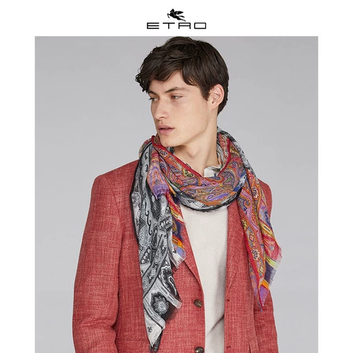 Летний дизайнерский двухцветный шарф, 2020