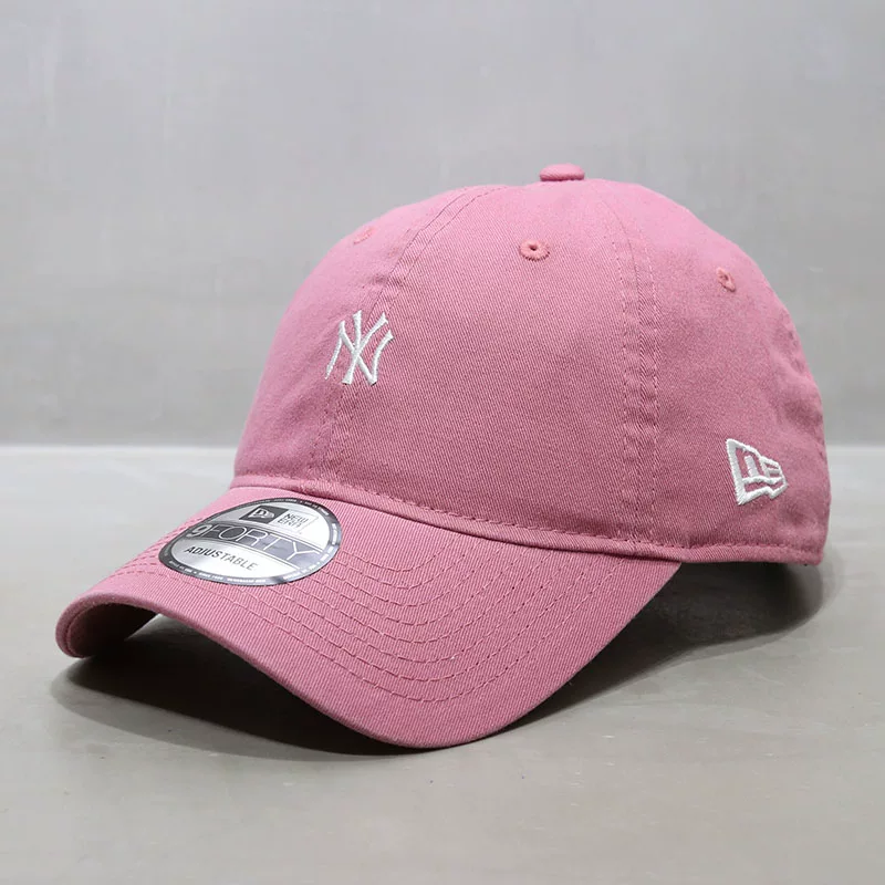 Южная Корея Ню Яха Новости Бейсболка MLB Муши Шапка 940 Yankee Команда мягкая верхушка маленькая этикетка ny вишня розовый