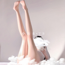 Small stains female summer ultra-thin 1D Sexy oil bright oil light even pants silk stocking legs Horse oil open gear Black Silk Temptation Eroy