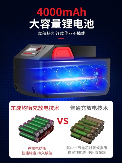 Dongcheng Electric Wrench Lithium Battery Brushless High Torque Auto Repair Impact Wrench Genuine Tool Dongcheng Rechargeable Impact Wrench