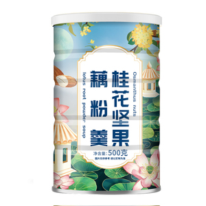 桂花坚果藕粉罐装500g