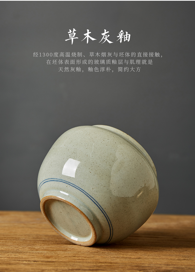 Shot incarnate the blue and white tea all hand washing water jar is large jingdezhen ceramic kung fu tea set with parts of household building water washing