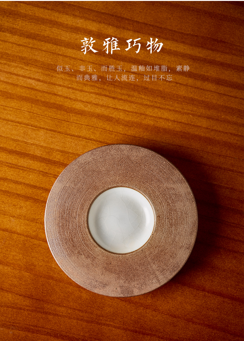 Shot incarnate your up hand - made by patterns cover kung fu tea tea saucer jingdezhen ceramics fittings cup mat