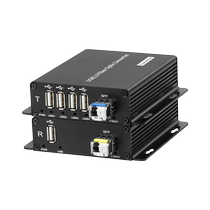 Popendy 4 mouth USB2 0 fiber extender transceiver optical transmitter and receiver industrial touch screen Kinect body sensator camera printer reader u pan single multimode 20 km LC