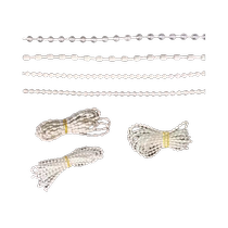 Curtain pull rope blackout blinds white beads up and down rotating shaft hand-pull roller blind accessories wire chain buckle accessories