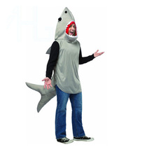Halloween Costume Shark Show Costume for adult mens COSPLAY STAGE DANCE Play Costume