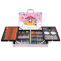 Children Drawing Tools Suit Watercolor Pen Elementary School Students Hands Drawing Kindergarten Paintbrush Suit Beginners Fine Arts Learning Supplies Girls Draw Gift Boxes Birthday Childrens Festival Gifts