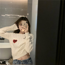 yaoxiaojie Miss Yao twist sweater womens autumn long sleeve loose wear pullover top